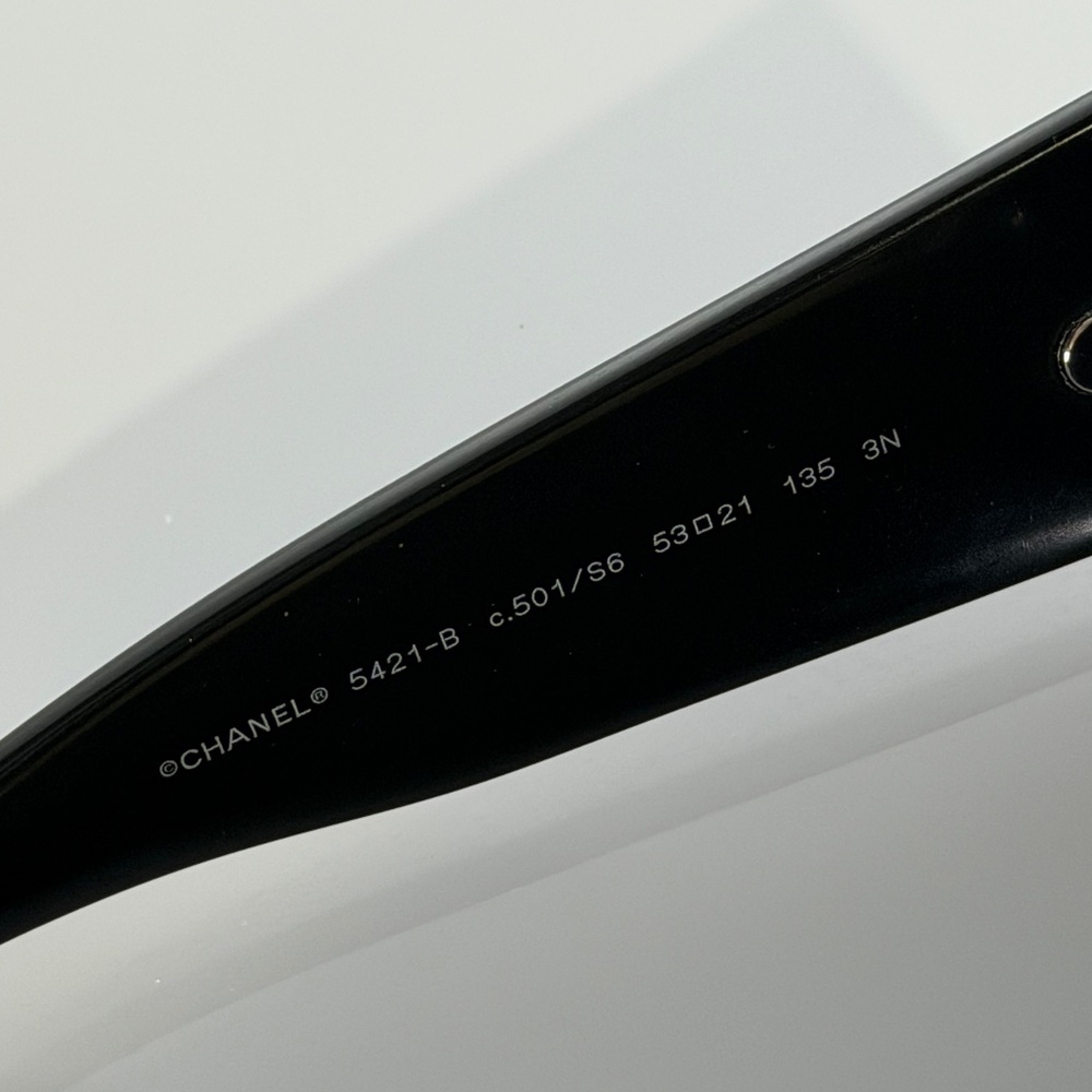 Chanel 5421-B Crystal CC Sunglasses – Black - Picture 11 of 12